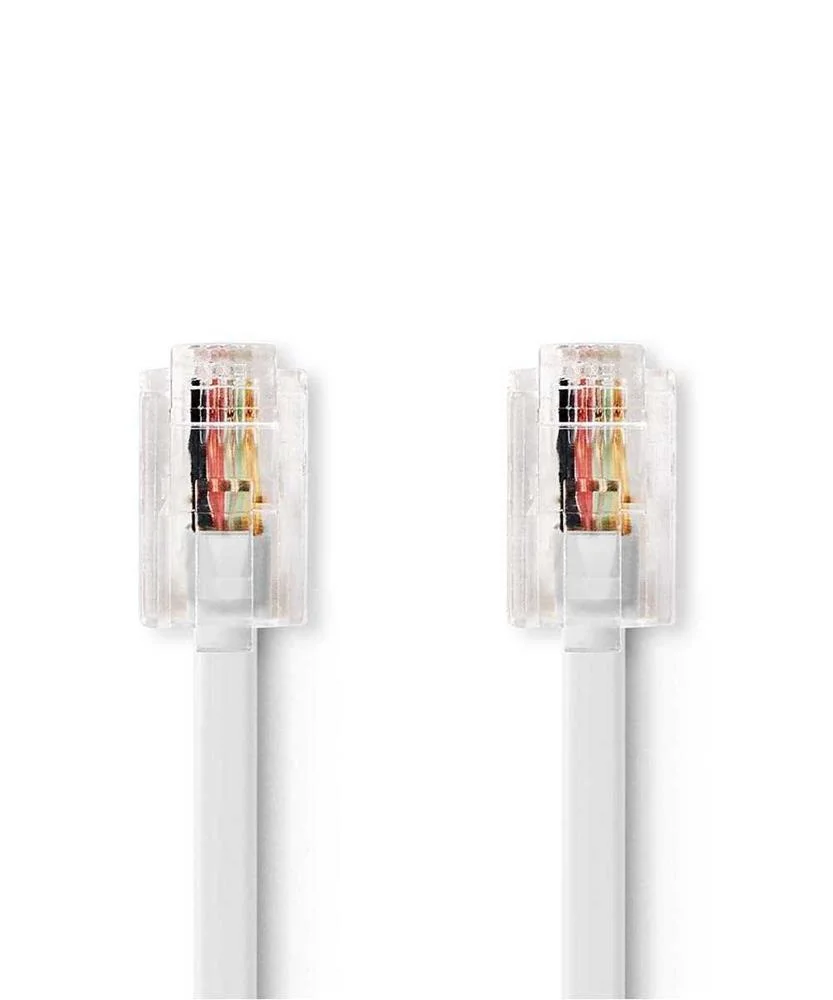 Cable Telef&oacute;nico  Rj11 Macho  Rj11 Macho  10.0 M .