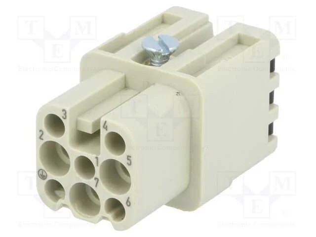 Conector: HDC, inserto de contatos, f&ecirc;mea, Quick .