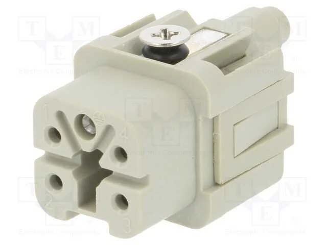 Conector: HDC, inserto de contatos, f&ecirc;mea, HDC, P.