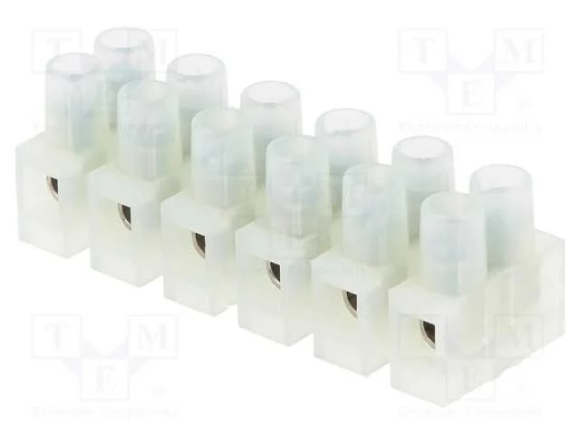 Bloco Terminal; Terminal Parafusado; 2,5mm2; 250v; Faixas: 6