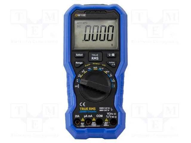 Mult&iacute;metro digital, Bluetooth, LCD, 4,5 d&iacute;gitos (.