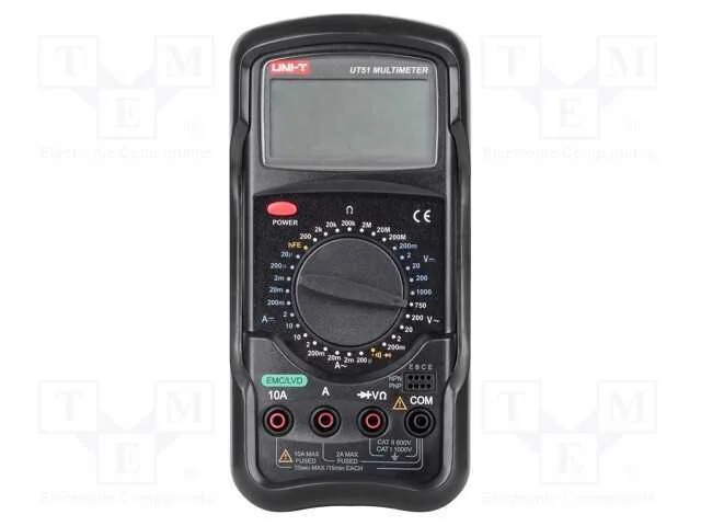 Mult&iacute;metro Digital; Lcd; Vdc: 200mv,2v,20v,200v,1kv; 190x88x34mm