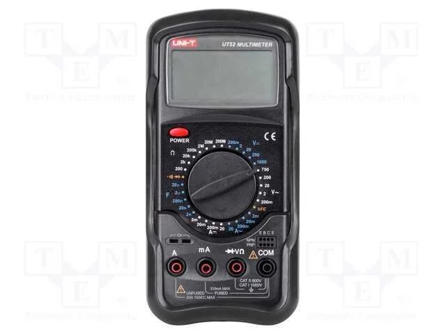 Mult&iacute;metro Digital; Lcd; Vdc: 200mv,2v,20v,200v,1kv; 190x88x34mm
