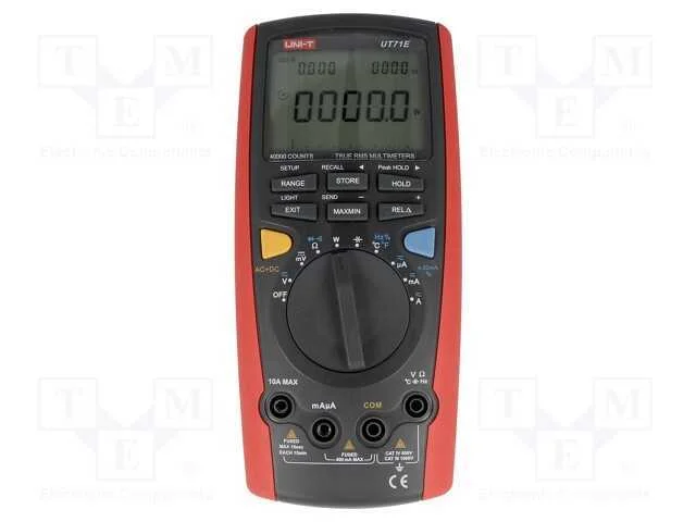Mult&iacute;metro digital, USB, LCD, (40000), Bar&oacute;grafo:.