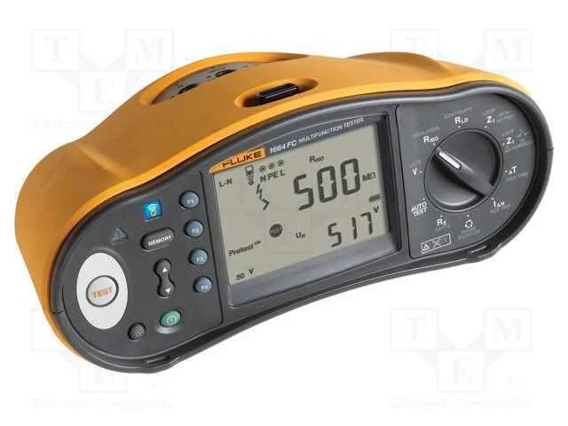 Medidor: instala&ccedil;&atilde;o el&eacute;trica, LCD, Test int.RCD: .