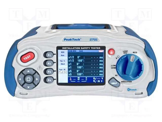 Medidor: Instala&ccedil;&atilde;o El&eacute;trica; Lcd Tft 3,5; 320x240; Vac: 80&divide;500v