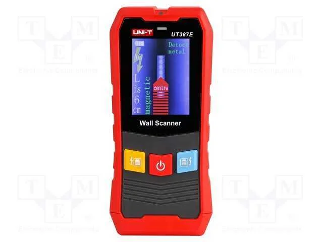 Detector de Madeira, Metais e Tens&atilde;o Sem Contato; Lcd 2,4