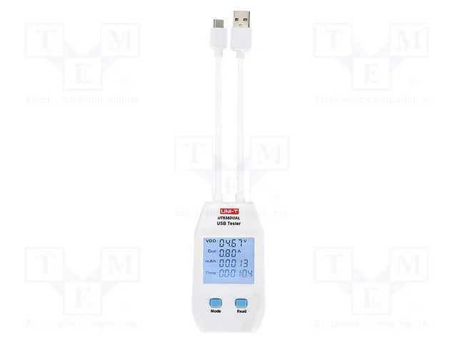 Verificador: Tomadas Usb; Lcd; Vdc: 4&divide;24v; 10mvdc; I Dc: 50ma&divide;5a