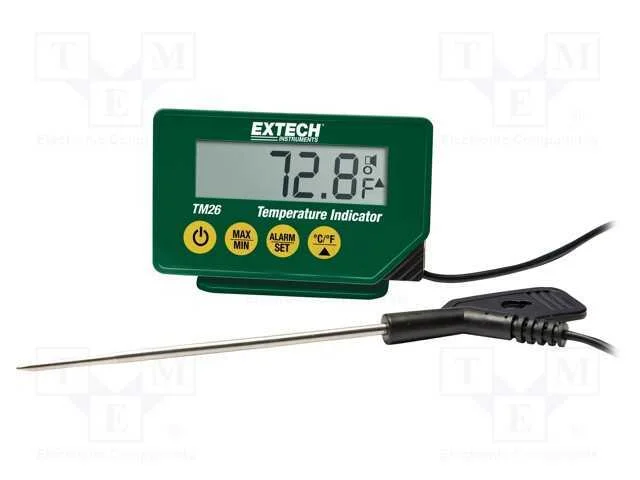 Medidor: Temperatura; Lcd; -40&divide;200&deg;c; Exat: &plusmn;0,5&deg;c; Defin: 0,1&deg;c