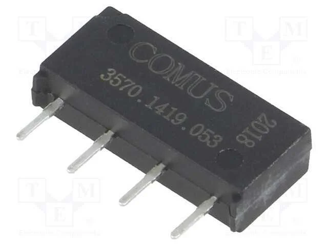 Rel&eacute;: de palheta, SPST-NO, Ubobina : 5VDC, 500mA,.