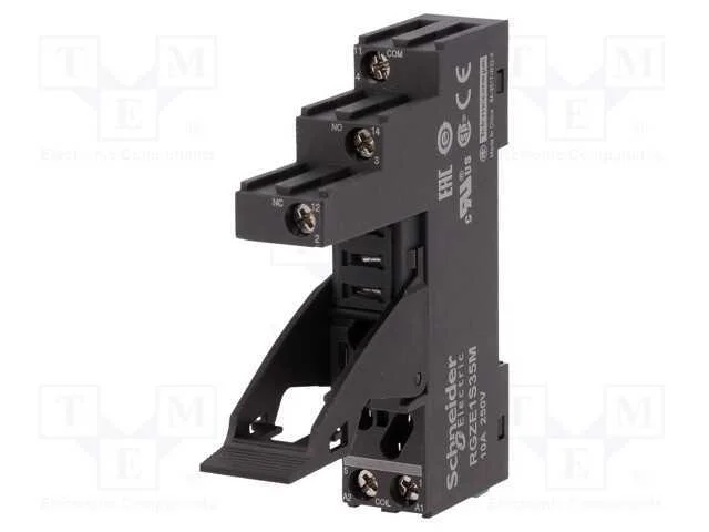 Base, Pin: 5, 10a, 250vac, para Trilho Din, Terminais de Parafuso