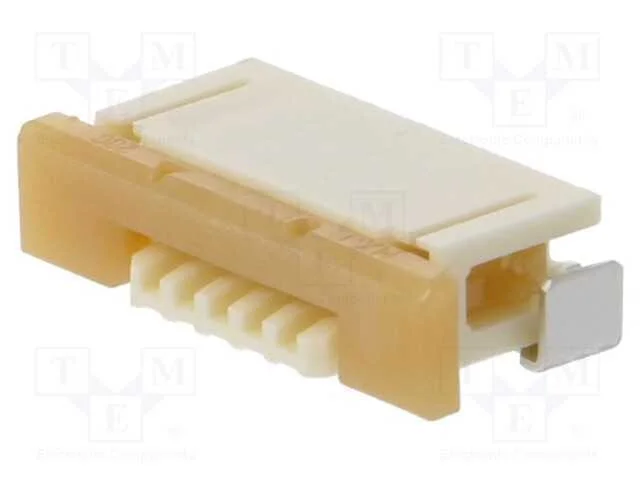 Conector: Ffc/Fpc, Horizontais, Pin: 5, Contactos Inferiores,Zif
