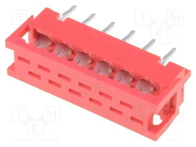 Fio-placa, passo, PIN: 12, IDC,THT, para PCB,para.