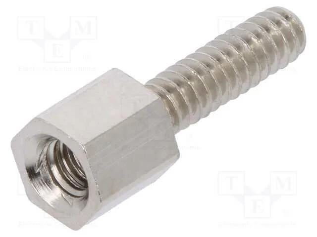 Perno com cabe&ccedil;a roscada, UNC 4-40, Chave: 4,75mm