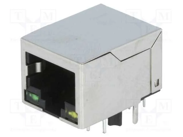 Tomada, RJ45, PIN: 8, blindadas,com d&iacute;odo LED, Si.