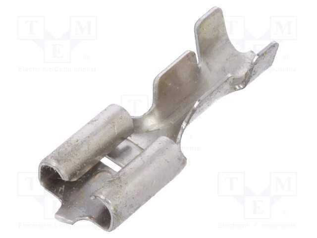 Conetor: Plano, 6,3mm, 0,8mm, Macho, 1&divide;2,5mm2, Cerrar, com Cabo