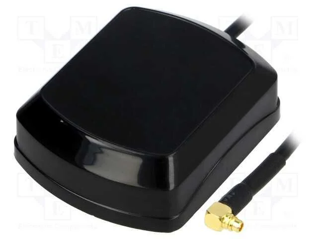 Antena, interna, GPS, MMCX-B, ficha, angular, Com.