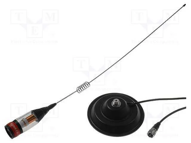 Antena, Cb, Sunker Elite Cb116, 0,75m, 4dbi, 400w, 150mm, Compr: 4m
