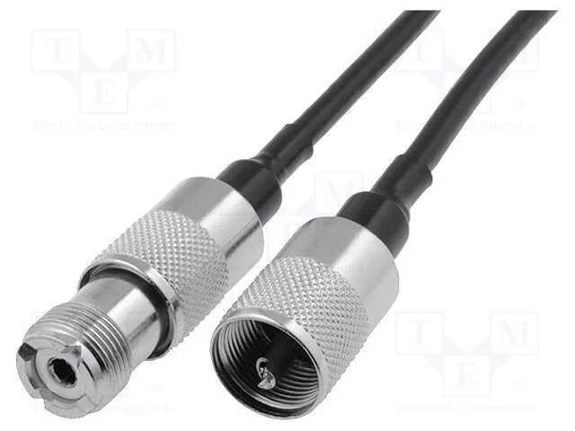 Cabo de Extens&atilde;o, Uhf Tomada,Uhf Ficha, 3m