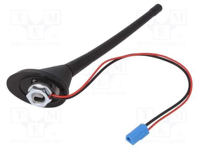 Antena, de teto, 0,175m, AM,FM, Opel, com refor&ccedil;a.