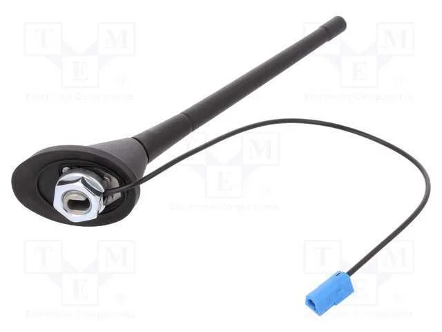 Antena, de teto, 0,175m, AM,FM, Opel, com refor&ccedil;a.
