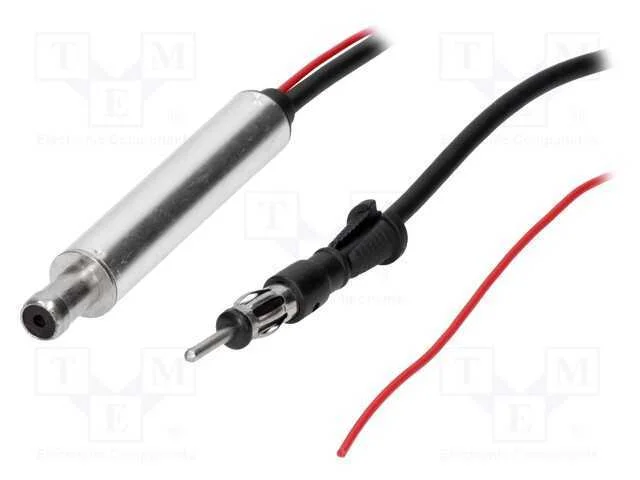 Amplificador de antenas, DIN ficha,ISO tomada, AM.