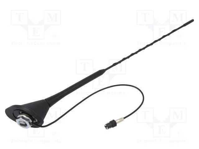Antena, de teto, 0,4m, AM,FM, Audi, com refor&ccedil;ame.
