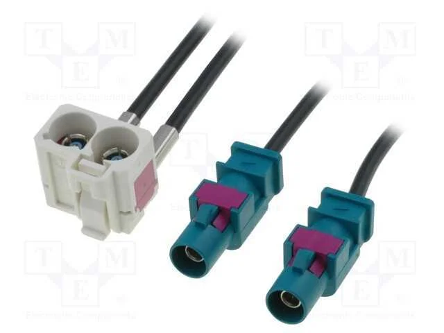 Adaptadores de Antenas, Fakra Tomada Dupla,Fakra Ficha X2