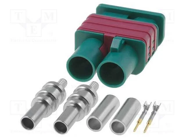 Ficha, para Antenas, Fakra, Duplas,Simples, Verde