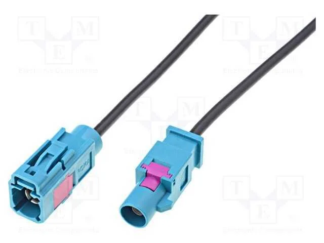 Cabo de Extens&atilde;o para Antenas, Fakra Tomada,Fakra Ficha, 1m