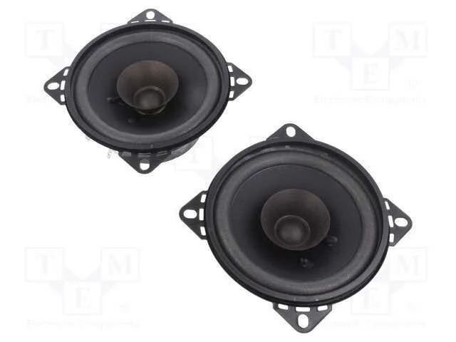 Car Loudspeakers, One-Way, 100mm, 40w, 90&divide;18000hz, 4o, 88db, 2pcs.