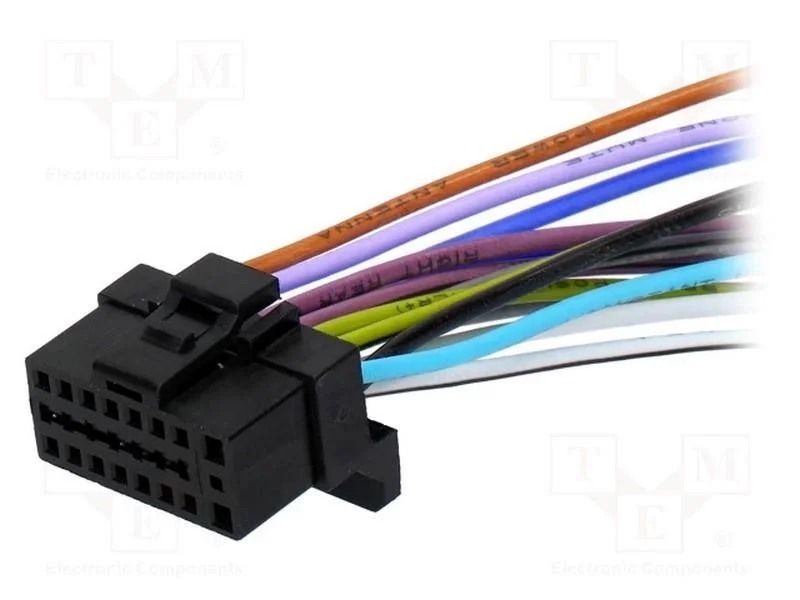 Conectores, com Cabos, Alpine, Pin: 16