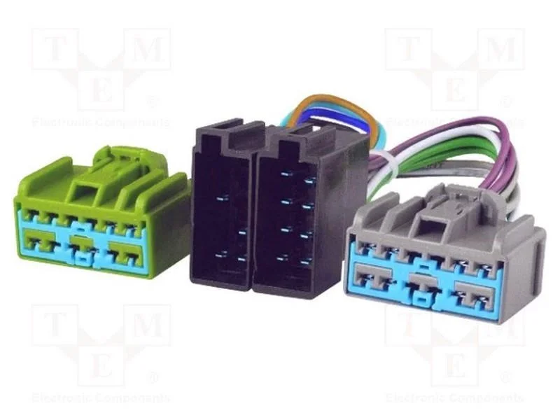 Conectores, r&aacute;dio,ISO, Volvo, PIN: 24