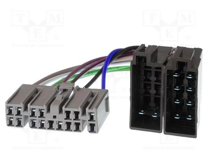 Conectores, r&aacute;dio,ISO, Toyota, PIN: 16