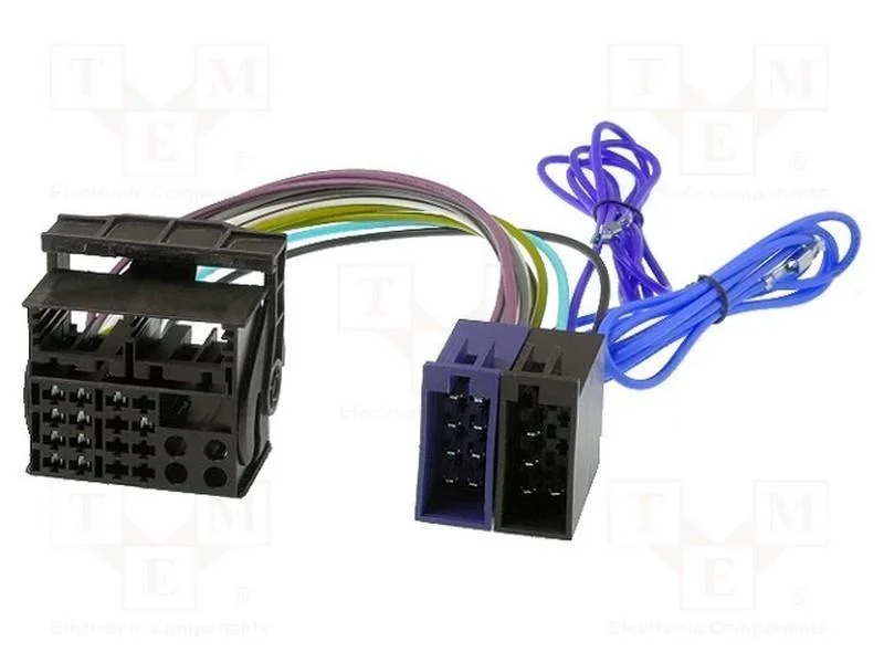 Conectores, r&aacute;dio,ISO,Quadlock, Audi,Seat,VW,kod.