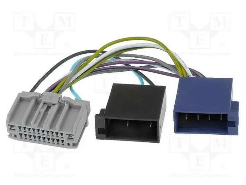 Conectores, r&aacute;dio,ISO, Chrysler,Dodge,Jeep, PIN: .