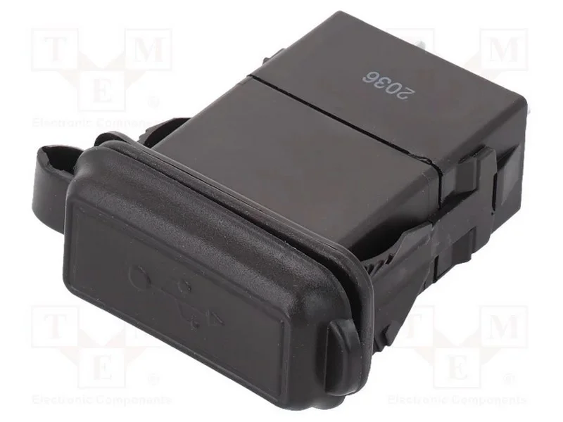 Alimentador de Autom&oacute;vel, Usb a Tomada X2, Tens.Alim: 12&divide;24vdc