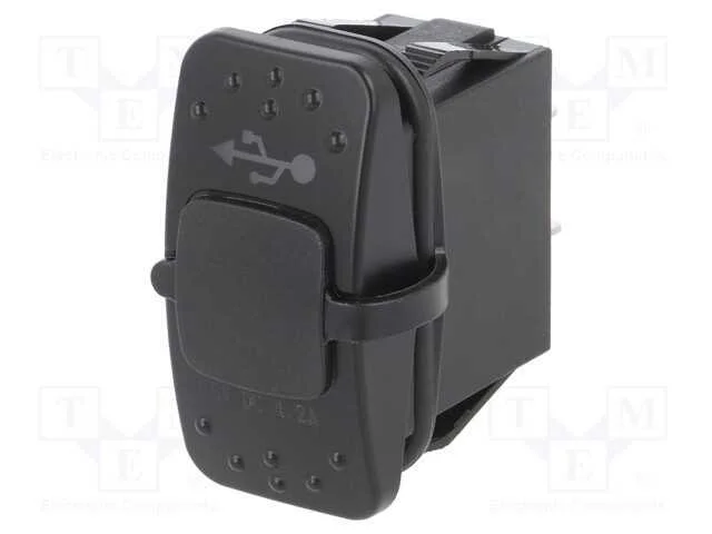 Alimentador de autom&oacute;vel, USB A tomada x2, Tens.a.