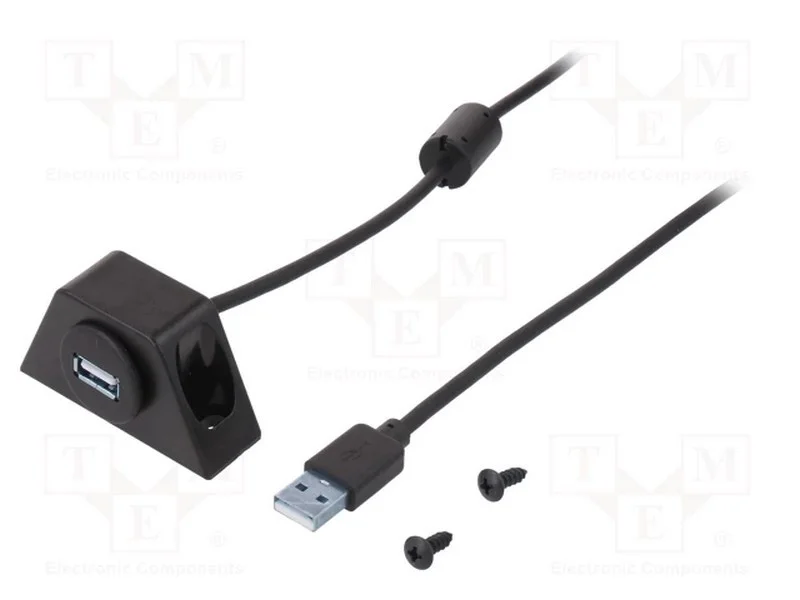 Cabo de extens&atilde;o, Tomada USB A, 1,2m, USB 2.0