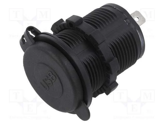 Alimentador de autom&oacute;vel, USB A tomada x2, Tens.a.