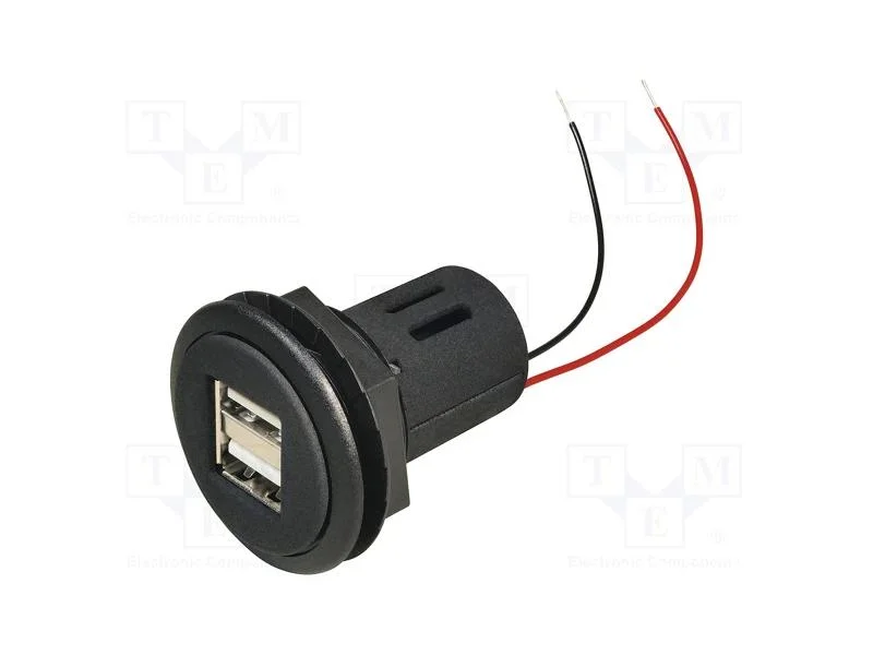 Alimentador de autom&oacute;vel, USB A tomada x2, Inom: .