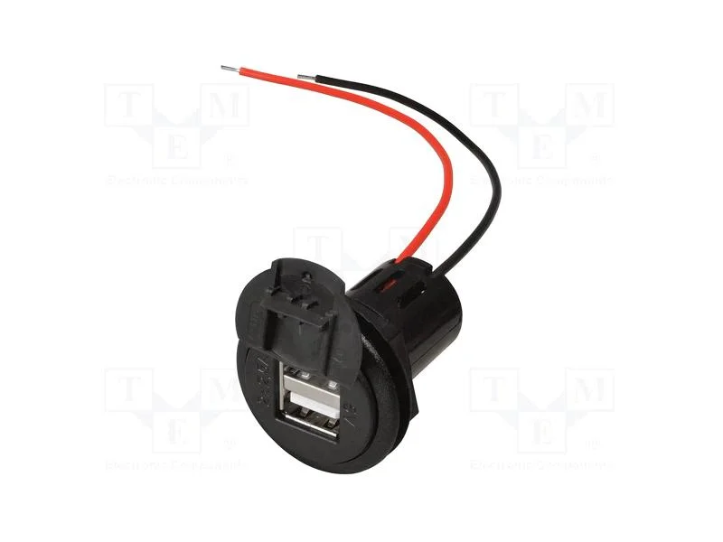Alimentador de Autom&oacute;vel, Usb a Tomada X2, Inom: 5a, 5v/2,5a