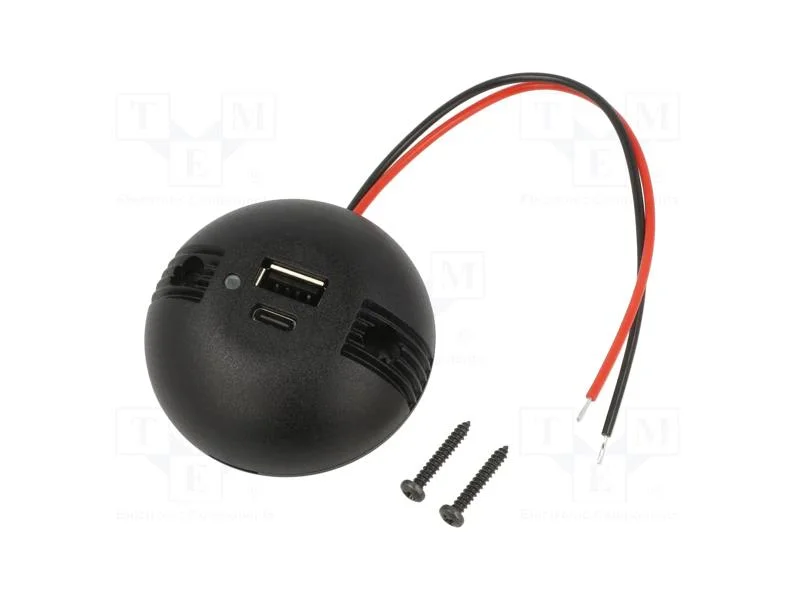 Alimentador de Autom&oacute;vel, Tomada Usb A,Tomada Usb C, Inom: 3a