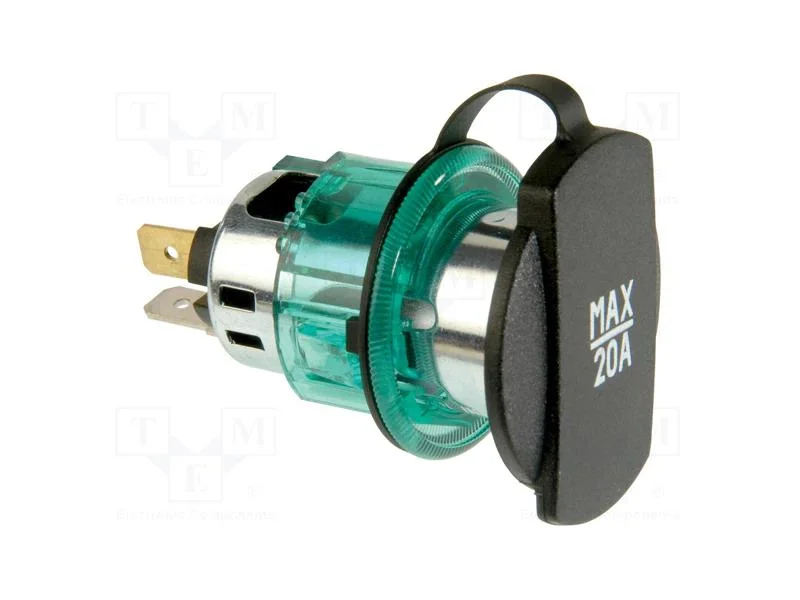 Adaptador de tomada de isqueiro de autom&oacute;vel, 20A.