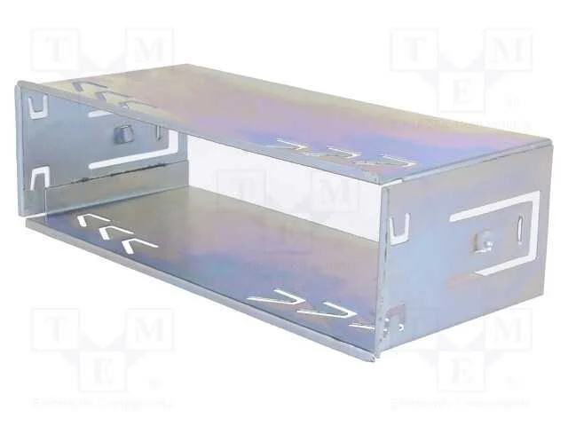 Meio-quadro de suporte de r&aacute;dio, 1 DIN, zinco, Al.