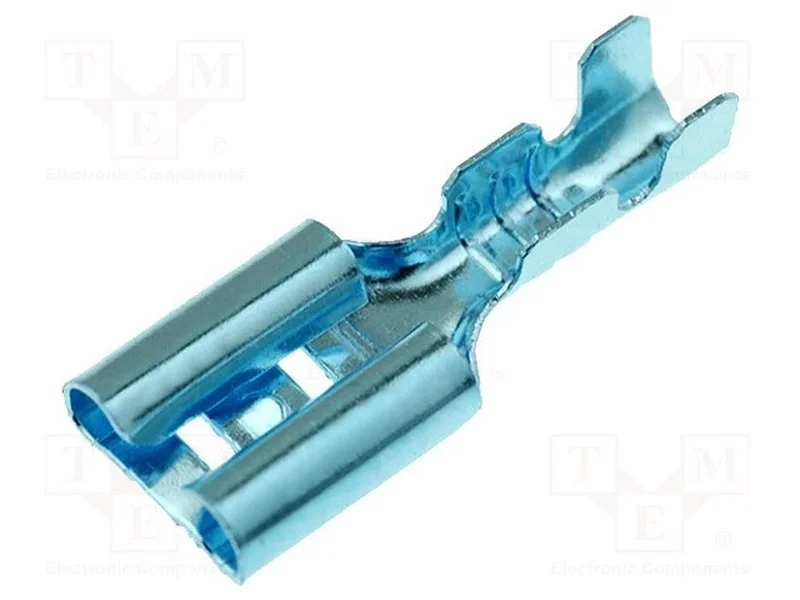 Conetor: plano, 4,7mm, 0,5&divide;1mm2, dourado, f&ecirc;mea