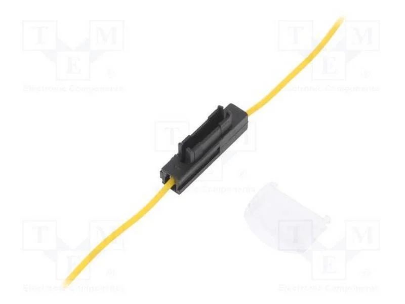 Tomada, 19mm, 2,5mm2, 20A, amarelo, fus&iacute;veis para.