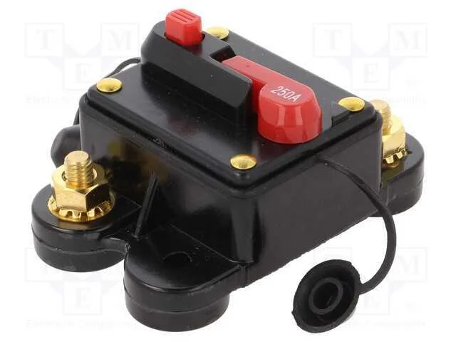 Fus&iacute;vel: autom&aacute;tico, automotivo, 250A, preta, 12&divide;.