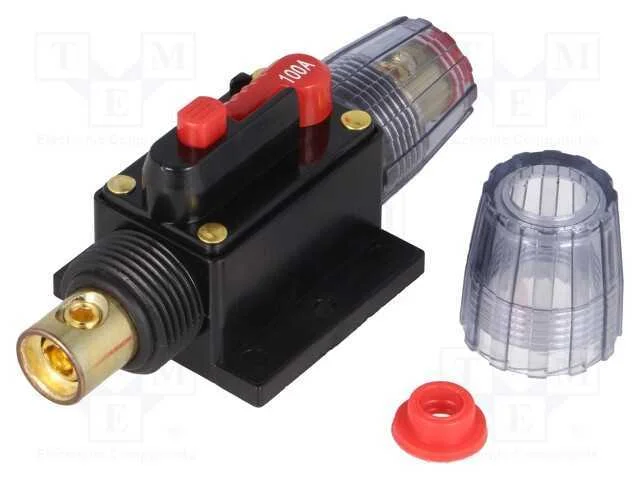 Fus&iacute;vel: Autom&aacute;tico, Automotivo, 100a, Preta, 12&divide;24vdc, Retardado