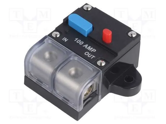 Fus&iacute;vel: autom&aacute;tico, automotivo, 100A, preta, 12&divide;.